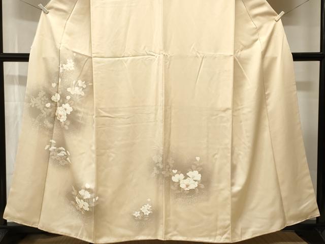 平和屋着物■訪問着 草花文 暈し染め 金彩 正絹 逸品 CABI8173ev