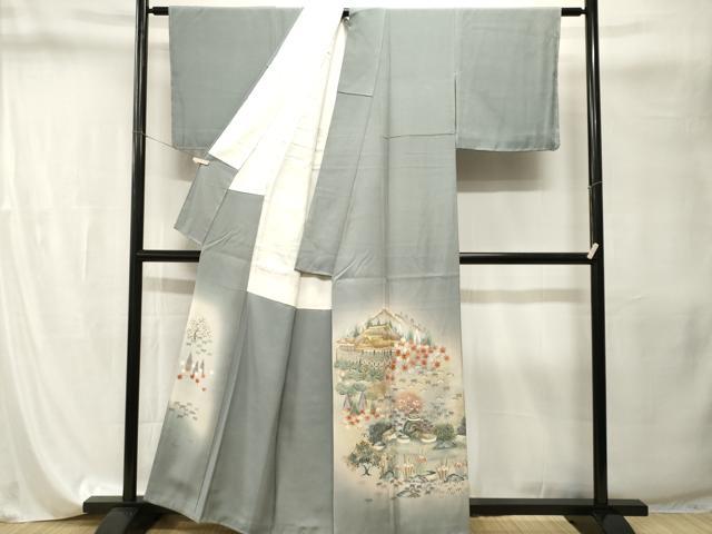 平和屋着物■豪華色留袖 作家物 刺繍 寿光織 御所解文 暈し染め 金彩 正絹 逸品 CABI8188ev