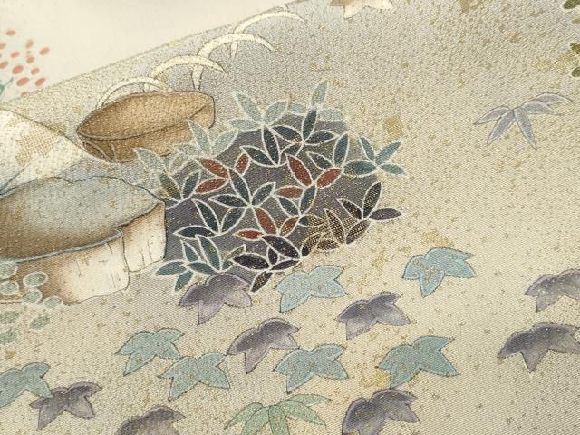 平和屋着物■豪華色留袖 作家物 刺繍 寿光織 御所解文 暈し染め 金彩 正絹 逸品 CABI8188ev