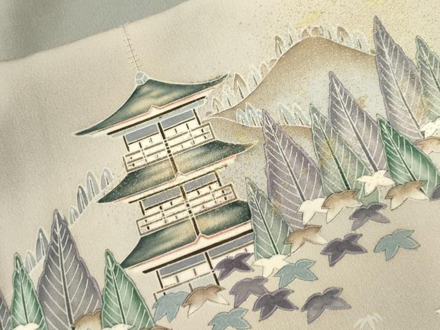 平和屋着物■豪華色留袖 作家物 刺繍 寿光織 御所解文 暈し染め 金彩 正絹 逸品 CABI8188ev