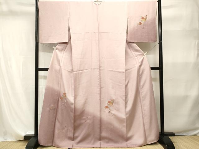 平和屋着物■訪問着 総刺繍 万寿菊 吹き寄せ文 暈し染め 金糸 正絹 逸品 CABI8206ev