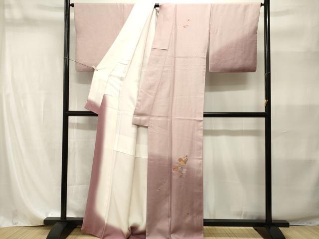 平和屋着物■訪問着 総刺繍 万寿菊 吹き寄せ文 暈し染め 金糸 正絹 逸品 CABI8206ev