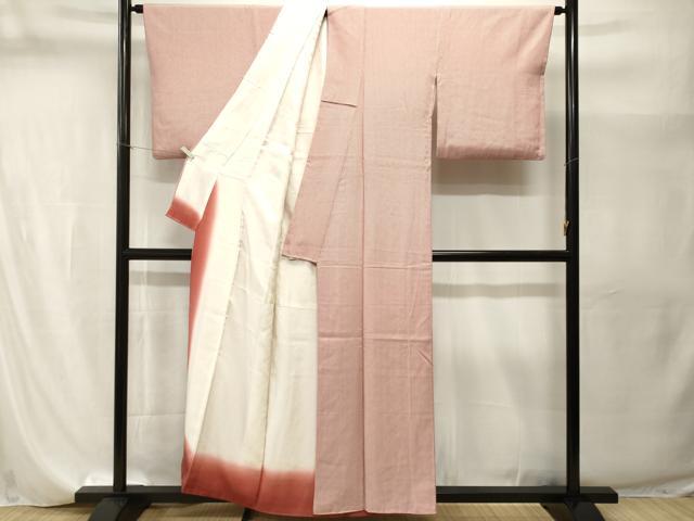 平和屋着物■江戸小紋 竹縞 正絹 逸品 CABI8253ev