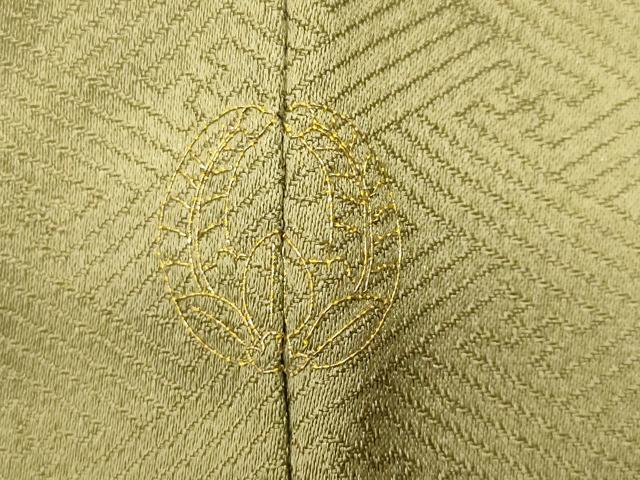平和屋着物■豪華色留袖 駒刺繍 立波群鶴文 金銀糸 正絹 逸品 CABI8254ev