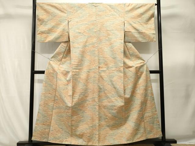 平和屋着物■上質な紬 よろけ縞 正絹 逸品 CABI8271ev