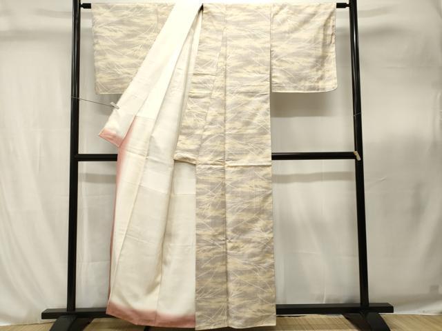 平和屋着物■本場大島紬 芒文 正絹 逸品 CABI8275ev