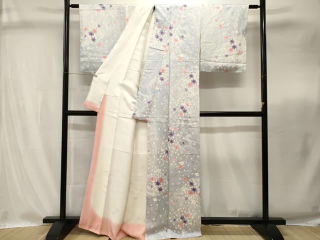 平和屋着物■上質な小紋 舞花文 金彩 正絹 逸品 CABI8286ev