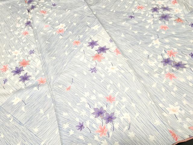 平和屋着物■上質な小紋 舞花文 金彩 正絹 逸品 CABI8286ev