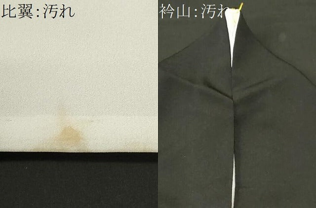 平和屋着物■豪華黒留袖 孔雀立波花文 正絹 逸品 CABI8329ev