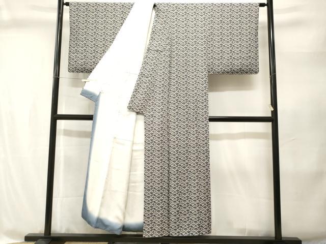 平和屋着物■上質な小紋 笹花文 正絹 逸品 CABI8354ev