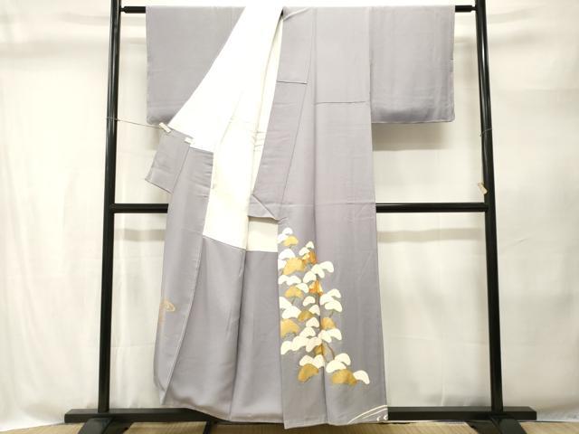 平和屋着物■豪華色留袖 駒刺繍 浜松飛鶴文 金彩 正絹 逸品 CABI8355ev