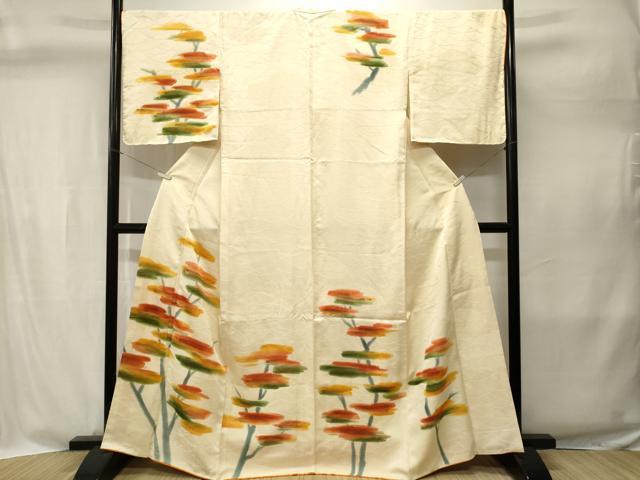 平和屋着物■訪問着 草木文 正絹 逸品 CABI8356ev
