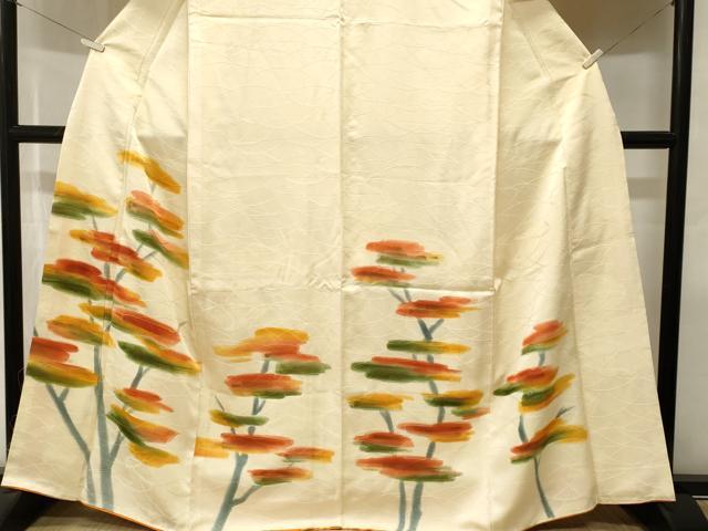 平和屋着物■訪問着 草木文 正絹 逸品 CABI8356ev
