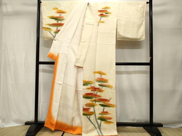 平和屋着物■訪問着 草木文 正絹 逸品 CABI8356ev
