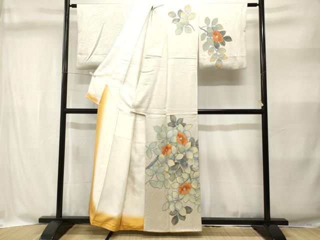 平和屋着物■訪問着 枝椿文 金彩 正絹 逸品 CABI8360ev
