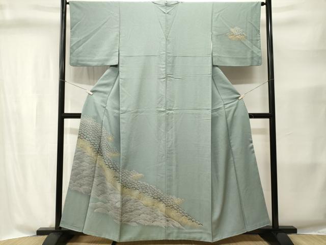 平和屋着物■訪問着 浜松文 金彩 正絹 逸品 CABI8384ev