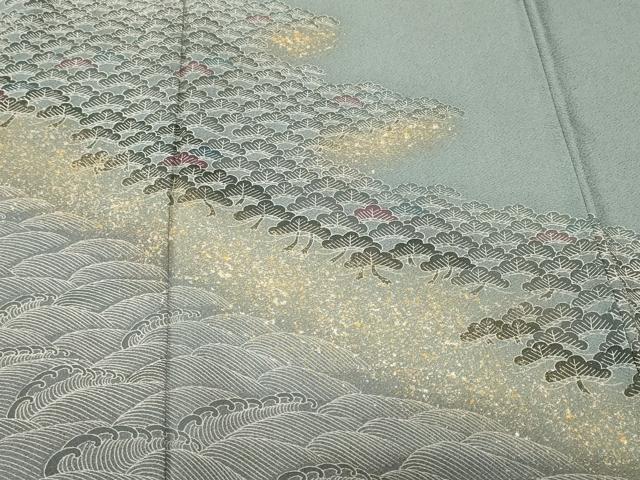 平和屋着物■訪問着 浜松文 金彩 正絹 逸品 CABI8384ev