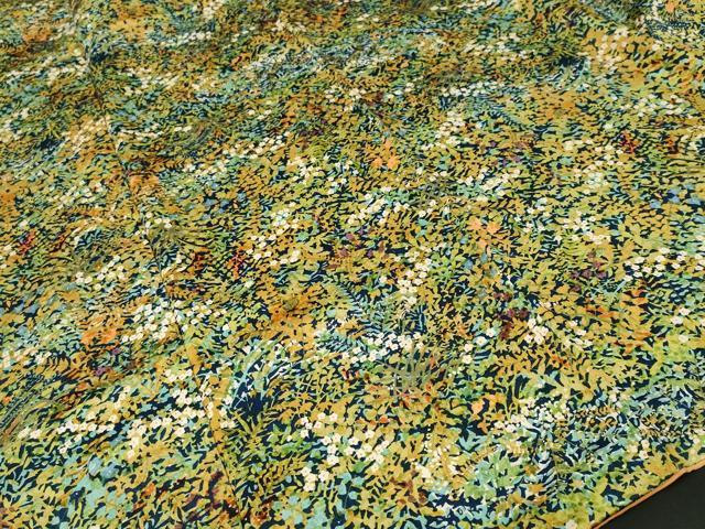 平和屋着物■上質な小紋 草花文 正絹 逸品 CABI8388ev