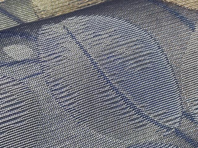 平和屋着物*夏物 九寸開き名古屋帯 萩文 金銀糸 正絹 逸品 CABI8453tx