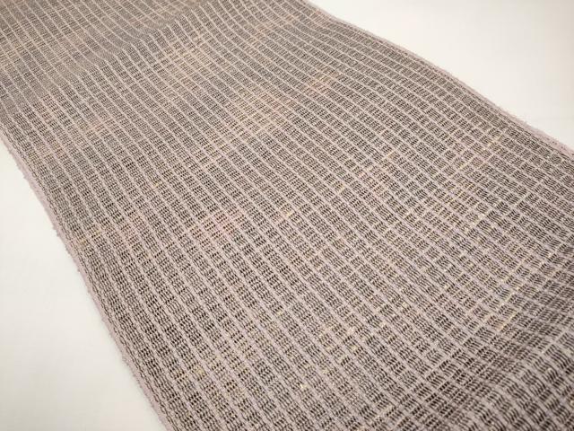 平和屋着物*夏物 八寸名古屋帯 霞文 金糸 正絹 逸品 CABI8462tx