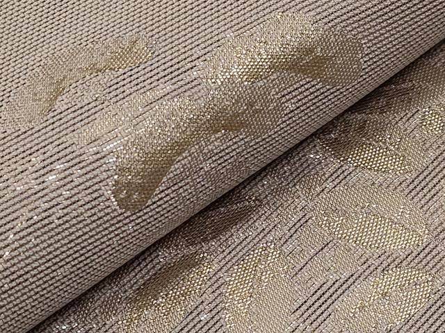 平和屋着物*夏物 六通柄袋帯 秋草文 金糸 正絹 逸品 CABI8514tx