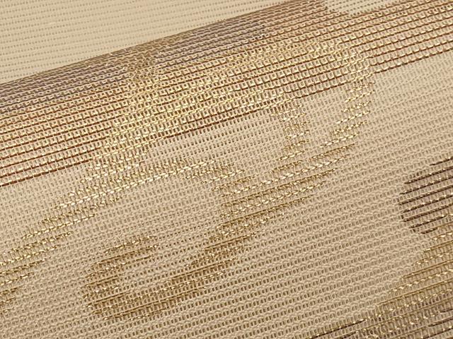平和屋着物*夏物 六通柄袋帯 エ霞光琳水 金糸 正絹 逸品 CABI8516tx