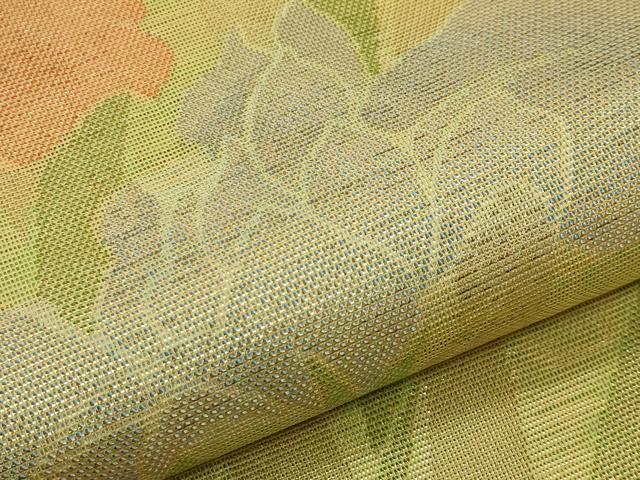 平和屋着物*夏物 六通柄袋帯 杜若 金糸 正絹 逸品 CABI8518tx