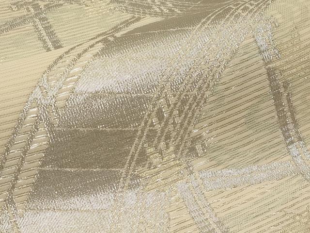 平和屋着物*夏物 六通柄袋帯 渡り橋舞葉文 金銀糸 正絹 逸品 CABI8519tx