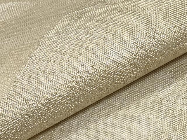 平和屋着物*夏物 六通柄袋帯 遠山文 銀糸 正絹 逸品 CABI8522tx