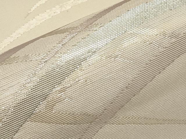 平和屋着物*夏物 六通柄袋帯 立波文 銀糸 正絹 逸品 CABI8525tx