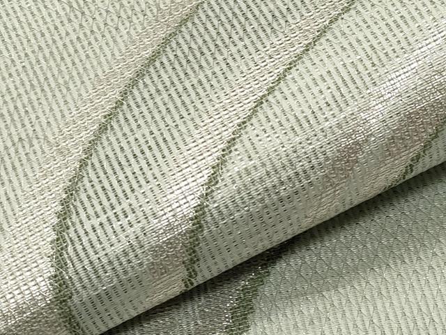 平和屋着物*夏物 六通柄 京袋帯 流水文 銀糸 CABI8531tx