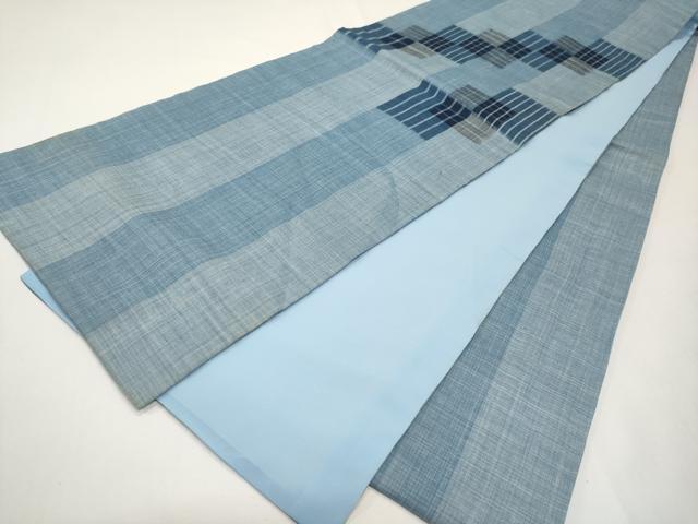 平和屋着物*夏物 太鼓柄 京袋帯 色紙重ね文 麻 逸品 CABI8532tx