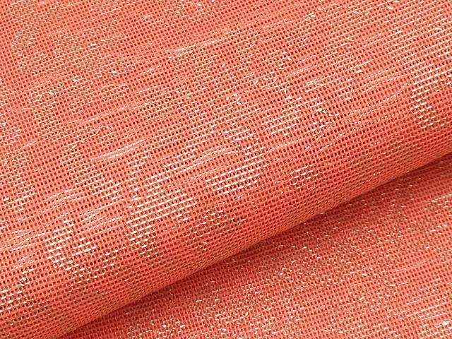 平和屋着物*夏物 六通柄袋帯 正倉院花唐草文 金糸 正絹 逸品 未使用 CABI8549tx