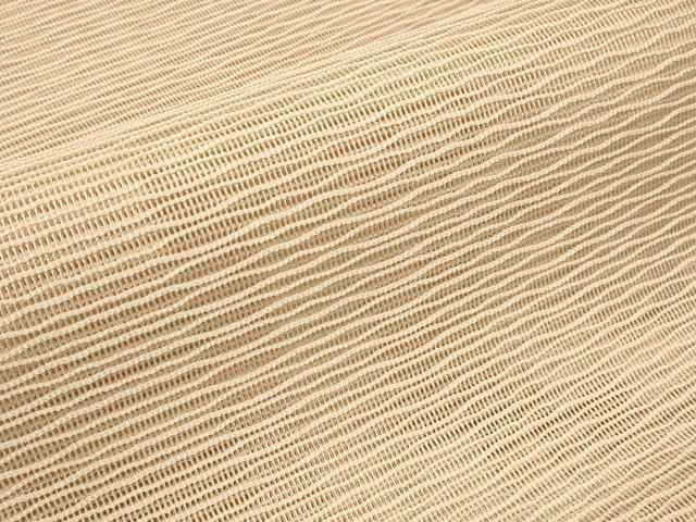 平和屋着物*夏物 八寸名古屋帯 よろけ縞 洗柿色 正絹 逸品 CABI8567tx
