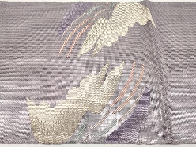 平和屋着物*夏物 太鼓柄袋帯 抽象文 金銀糸 正絹 逸品 CABI8579tx