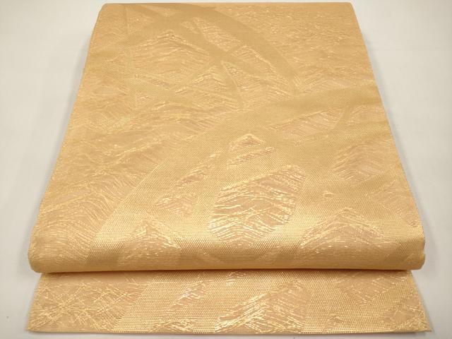 平和屋着物*夏物 全通柄袋帯 籬文 金糸 正絹 逸品 未使用 CABI8588tx