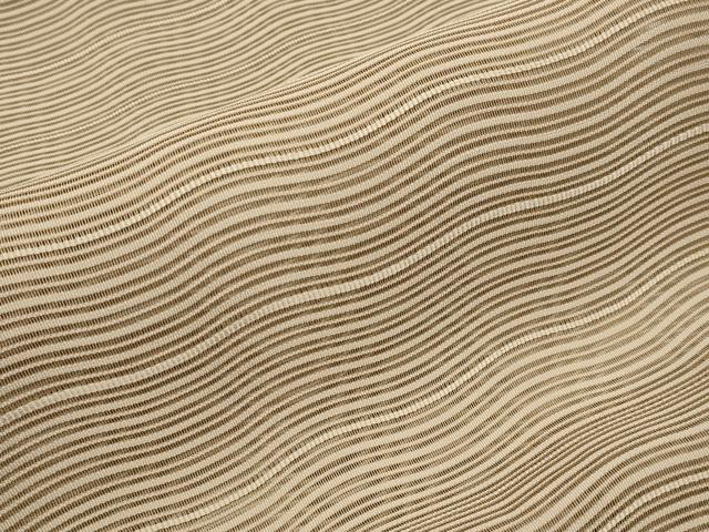 平和屋着物*夏物 八寸名古屋帯 絽綴れ よろけ縞 柴染色 正絹 逸品 未使用 CABI8596tx