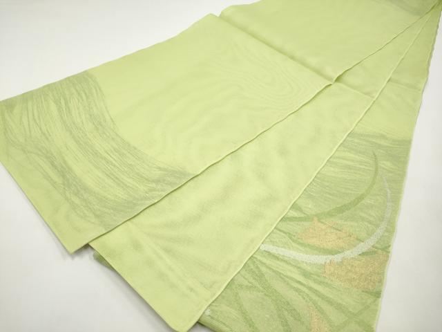 平和屋着物*夏物 太鼓柄 本袋帯 稲穂 金銀糸 正絹 逸品 CABI8624tx