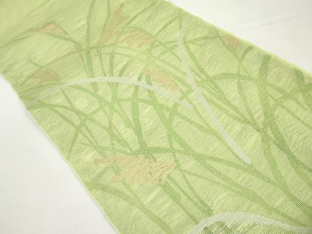 平和屋着物*夏物 太鼓柄 本袋帯 稲穂 金銀糸 正絹 逸品 CABI8624tx