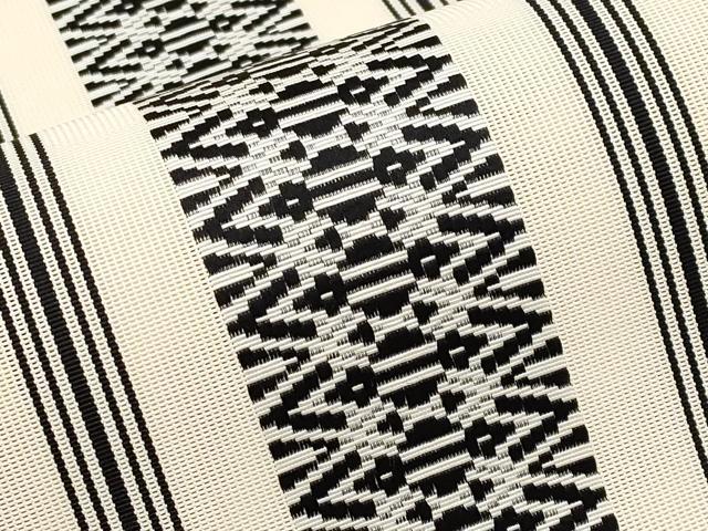平和屋着物*夏物 本場筑前博多織 八寸名古屋帯 紗献上 正絹 逸品 未使用 CABI8673tx