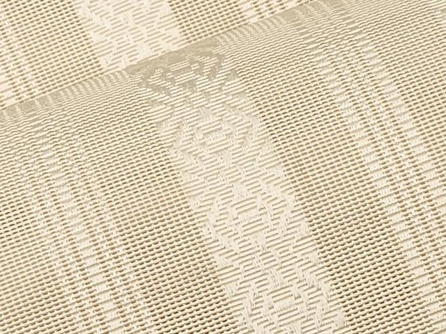 平和屋着物*夏物 本場筑前博多織 八寸名古屋帯 紗献上 丁子色 正絹 逸品 CABI8674tx