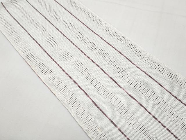 平和屋着物*夏物 両面 半幅帯 七宝文 CABI8683tx