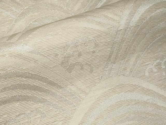 平和屋着物*夏物 六通柄袋帯 立波文 銀糸 正絹 逸品 CABI8737tx