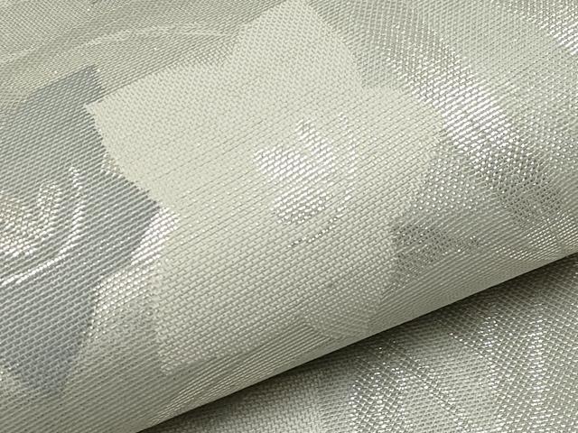 平和屋着物*夏物 六通柄袋帯 桔梗 銀糸 正絹 逸品 CABI8738tx