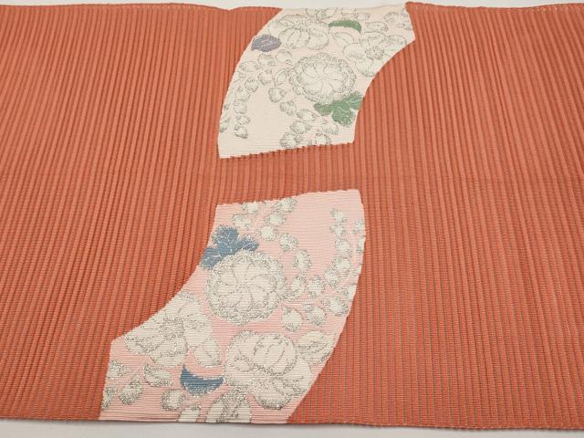 平和屋着物*夏物 西陣 河村織物 河村つづれ 八寸名古屋帯 絽綴れ 辻が花 銀糸 証紙付き 正絹 逸品 CABI8752tx
