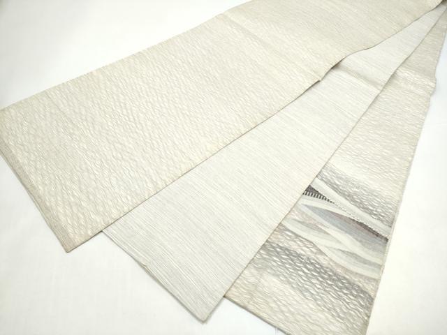 平和屋着物▽太鼓柄袋帯 スリーシーズン 春夏秋 すくい織 幾何学文様 正絹 逸品 CABI8803hy