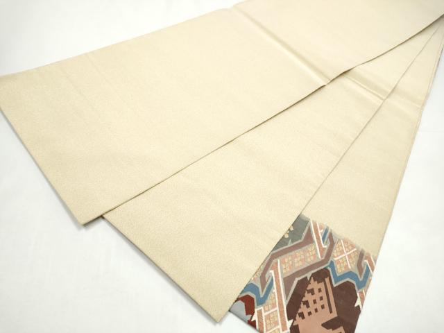 平和屋着物●太鼓柄袋帯 綴れ 有栖川錦 金糸 正絹 逸品 CABI8821hy