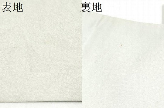 平和屋着物●太鼓柄袋帯 作家物 風景文 銀通し地 正絹 逸品 CABI8827hy