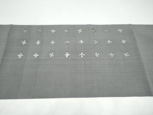 平和屋着物▽Maru Factory 丸山正 太鼓柄袋帯 スリーシーズン 春夏秋 幾何学文様 正絹 逸品 CABI8857hy