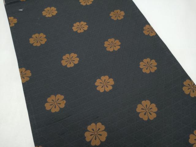 平和屋着物●人形作家 稲邉智津子 両面 六通柄袋帯 唐織 菊 正絹 逸品 CABI8881hy